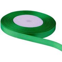 Neel Blue Double Sided Satin Polyester Ribbon Roll, 15mm x 10 Metres in Bottle Green