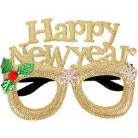 Neel Blue Happy New Year Party Props Eyewear Glasses in Gold