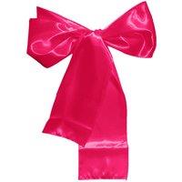 Neel Blue Satin Chair Sashes for Weddings Birthday Party Decoration, 7" x 108" in Pink