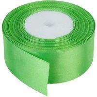 Neel Blue Double Sided Satin Polyester Ribbon Roll, 50mm x 25 Metres in Green