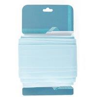 Neel Blue Grosgrain Ribbon, Solid Polyester Ribbon, 38mm x 10 Metres in Baby Blue