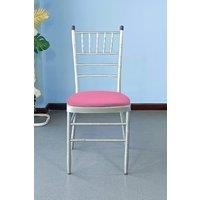 Neel Blue High Back Spandex Dining Chair Pad Covers Removable & Washable Slipcovers in Rose