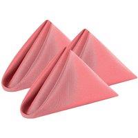 Neel Blue 20 Inch Polyester Table Napkins, Reusable, Wrinkle-Resistant Cloth Napkins, 10pcs in Rose Gold