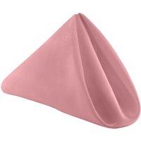 Neel Blue 20 Inch Polyester Table Napkins, Reusable, Wrinkle-Resistant Cloth Napkins, 10pcs in Dusty Pink