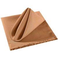 Neel Blue 20 Inch Polyester Table Napkins, Reusable, Wrinkle-Resistant Cloth Napkins, 10pcs in Metallic Gold