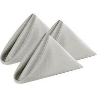 Neel Blue 20 Inch Polyester Table Napkins, Reusable, Wrinkle-Resistant Cloth Napkins, 10pcs in Grey
