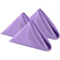 Neel Blue 20 Inch Polyester Table Napkins, Reusable, Wrinkle-Resistant Cloth Napkins, 10pcs in Lavender
