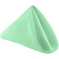 Neel Blue 20 Inch Polyester Table Napkins, Reusable, Wrinkle-Resistant Cloth Napkins, 10pcs in Light Green