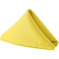 Neel Blue 20 Inch Polyester Table Napkins, Reusable, Wrinkle-Resistant Cloth Napkins, 10pcs in Bright Yellow