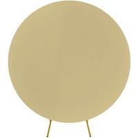 Neel Blue Round Arch Backdrop Cover Spandex Wrinkle-Resistant Circle Arch Stand Cover - 200cm in Ivory