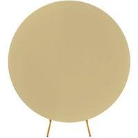Neel Blue Round Arch Backdrop Cover Spandex Wrinkle-Resistant Circle Arch Stand Cover - 180cm in Ivory