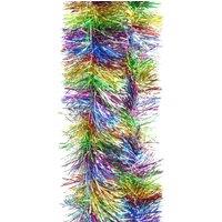 Neel Blue Christmas Tinsel Garland Shiny Metallic Fine Foil Xmas Tree Garland, 2m