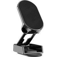 Neel Blue Universal Magnetic Car Phone Holder, Adjustable Dash Mount - 360 in Black