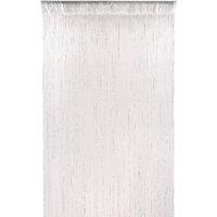 Neel Blue Glitter String Curtain Panel, Ivory, 200cm x 100cm in White | Size: 100 cm width x 200 cm drop