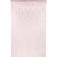 Neel Blue String Curtain Beaded Panel, Gold, 100cm x 200cm in Baby Pink | Size: 100 cm width x 200 cm drop