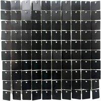 Neel Blue Shimmer Sequin Wall Panels Backdrop, 30cm x 30cm in Midnight | Size: 30 cm x 30 cm