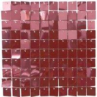 Neel Blue Shimmer Sequin Wall Panels Backdrop, 30cm x 30cm in Rose | Size: 30 cm x 30 cm