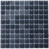 Neel Blue Glitter Shimmer Sequin Wall Panels, 30cm x 30cm in Black | Size: 30 cm x 30 cm