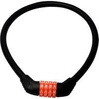 Neel Blue Cable Lock, 4 Digit 65cm/2.1ft Combination Lock in Black