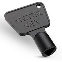 Neel Blue 2pcs Plastic Utility Key, Gas & Electric Meter Box Key in Black
