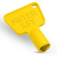 Neel Blue 4pcs Plastic Utility Key, Gas & Electric Meter Box Key in Yellow