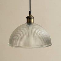 CGC Lighting CGC TESS Clear Glass Ribbed Dome Lampshade