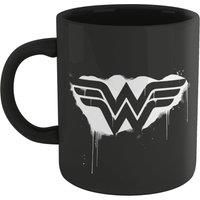 Wonder Woman Official Core Graffiti Mug - Black | Size: 300ml