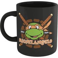 Teenage Mutant Ninja Turtles Official Michaelangelo Mug - Black | Size: 300ml