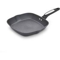 Morphy Richards 26cm Forged Aluminium Ceramica Square Grill Pan - Black