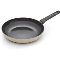 Morphy Richards 28cm Aluminium Frying Pan in Cream | Size: Large