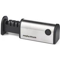 Morphy Richards Knife & Scissor Sharpener in Black