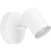Loops Sleek White GU10 Bathroom Ceiling Spotlight - Design for Elegant Homes