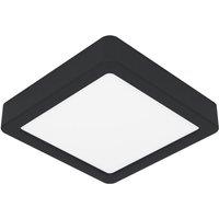 Loops Stylish LED Black Square Ceiling Light for Modern Indoor Spaces