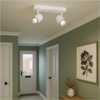 Loops Stylish White LED Bathroom Ceiling Spotlight for Modern Homes
