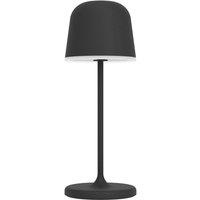 Loops Stylish Modern Black LED Table Lamp for Indoor Home Desk Decor