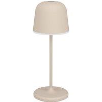 Loops Elegant Modern Sandy Finish LED Table Lamp for Indoor Home Decor in Nude