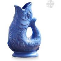 Tower Fish Jug, Handcrafted from Earthenware, Iconic UK Heritage, Made in Stoke-on-Trent, 0.6L, Sea Blue | Size: 1 Pack