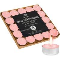 Deco Express Scented 25 Packs Tealights - Peach Jasmine in Orange