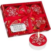 Deco Express X'mas Tealight 6 pcs Pack 6 Hours