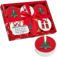 Deco Express X'mas Tealight 6 pcs Pack 6 Hours