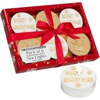 Deco Express X'mas Tealight 6 pcs Pack 6 Hours