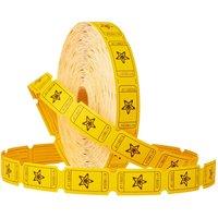 kreativekraft Raffle Ticket Roll in Yellow