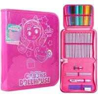Gabby's Dollhouse 1 Compartment Pencil Case School Stationary School Stationary in Pink