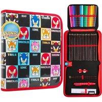 Sonic the Hedgehog 1 Compartment Pencil Case School Stationary Accessories