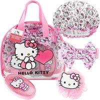Hello Kitty Shower Accessories Set Makeup Cosmetics Travel Holiday Essentials in Pink