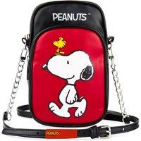 Peanuts Snoopy Crossbody Phone Bag Compact Travel Sports in Black