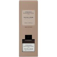 French Connection Praline & Cream Reed Diffuser 100ML Square Design in Light Brown