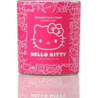 Hello Kitty Repeat Print 1-Wick Candle - Strawberry & Cream Scent in Pink | Size: Medium