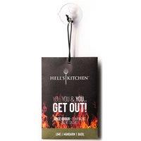 Hell's Kitchen Lime, Mandarin & Basil Scented Sachets (3 Per Pack) in Black | Size: Small