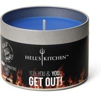 Hell's Kitchen Sea Salt & Rosemary Tin Candle in Blue | Size: Medium